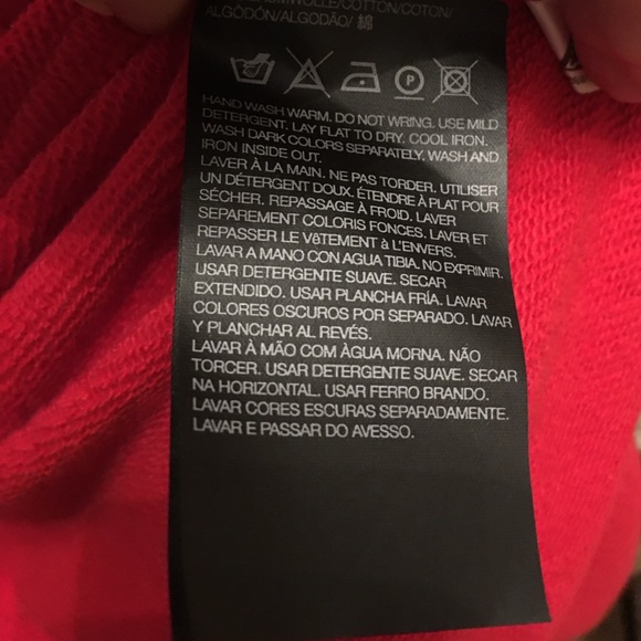 🔥 RARE! Y-3 Adidas x Yohji Yamamoto Hot Red 3-Stripe Sweatshirt Trench Coat Sz S - Picture 7 of 12